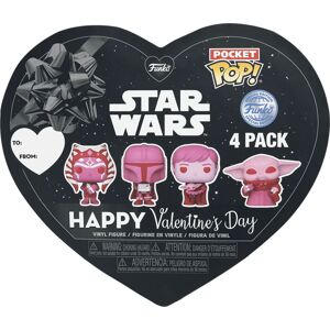 Star Wars The Mandalorian Valentine's Day Box 4PC - Pocket Pop! Klíčenka vícebarevný