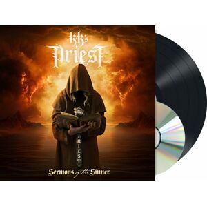 KK's Priest Sermons of the sinner LP & CD černá