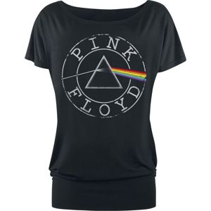 Pink Floyd Logo Circle dívcí tricko černá