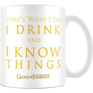 Game Of Thrones I Drink And I Know Things Hrnek vícebarevný
