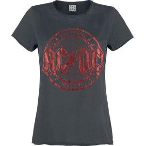 AC/DC Amplified Collection - Metallic Edition - High Voltage dívcí tricko charcoal