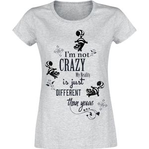 Alice in Wonderland Grinsekatze - I'm Not Crazy Dámské tričko prošedivelá