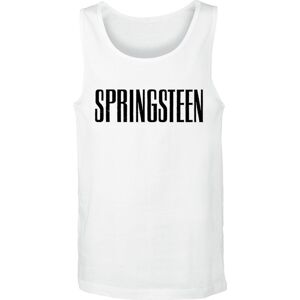 Bruce Springsteen Logo Tank top bílá