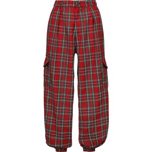 Banned Alternative Balónové kalhoty Dámské kalhoty cerná/cervená