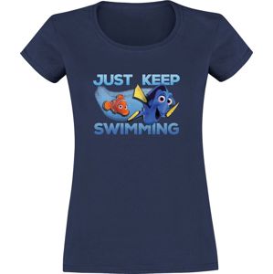 Finding Dory Just Keep Swimming Dámské tričko námořnická modrá