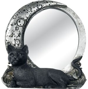 Alchemy England Zrcadlo Night Cat Dekorace na stůl cerná/stríbrná