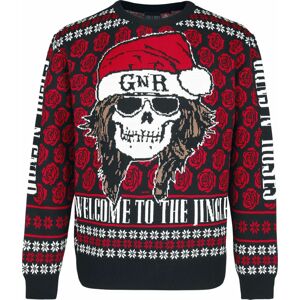 Guns N' Roses Holiday Sweater 2021 Mikina vícebarevný