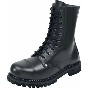 Black Premium by EMP Šněrování boty s ocelovou špičkou boty černá