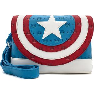 Captain America Loungefly - Pop! by Loungefly - Captain America Logo Taška pres rameno vícebarevný