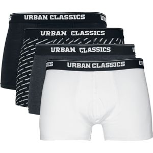Urban Classics Balení 5 ks boxerek Boxerky cerná/šedá/bílá
