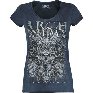 Arch Enemy Will To Power Dámské tričko modrá