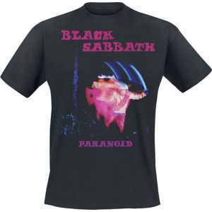 Black Sabbath Paranoid Tracklist tricko černá