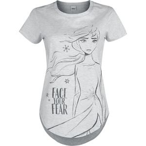Frozen Elsa - Face Your Fear Dámské tričko prošedivelá