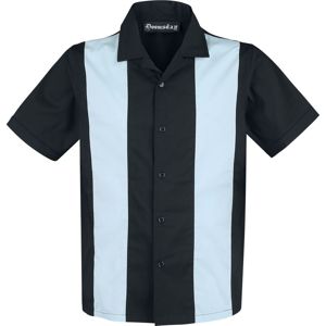 Doomsday Bowlingová košile Košile cerná/modrá
