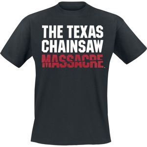 Texas Chainsaw Massacre Logo tricko černá