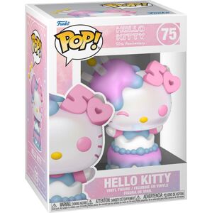 Hello Kitty Vinylová figurka č.75 Hello Kitty (50th Anniversary) Sberatelská postava vícebarevný
