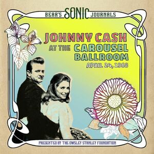 Johnny Cash Bear's sonic journals: Johnny Cash at the Carousel Ballroom, April 24, 1968 2-LP barevný