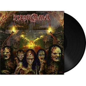Fleshcrawl As blood rains from the sky, we walk the path of endless fire LP standard