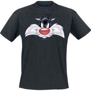 Looney Tunes Sylvester - Big Face Tričko černá