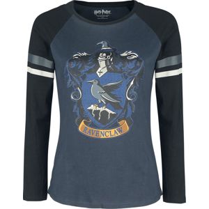 Harry Potter Ravenclaw dívcí triko s dlouhými rukávy tmavě modrá / černá