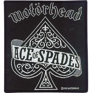 Motörhead Ace Of Spades nášivka cerná/bílá
