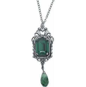 Krikor Emerald Green Náhrdelník - řetízek stríbrná