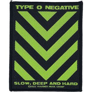 Type O Negative Slow, deep and hard nášivka cerná/zelená