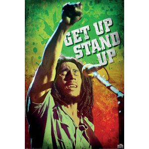 Bob Marley Get Up Stand Up plakát vícebarevný