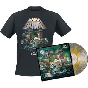Gama Bomb Sea savage LP a tricko potřísněné