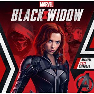 Black Widow Wandkalender 2021 Nástenný kalendár vícebarevný