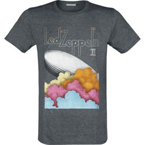 Led Zeppelin Blimp Clouds Dark tricko prošedivelá