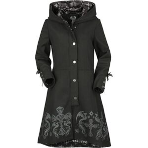 Gothicana by EMP Gothicana X Anne Stokes Coat Dámský kabát černá