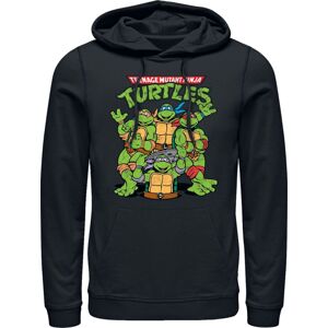 Teenage Mutant Ninja Turtles Group Mikina s kapucí černá