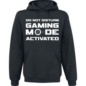 Do Not Disturb - Gaming Mode Activated mikina s kapucí černá