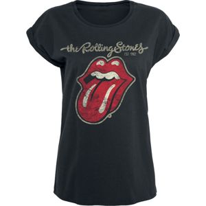 The Rolling Stones Plastered Tongue dívcí tricko černá