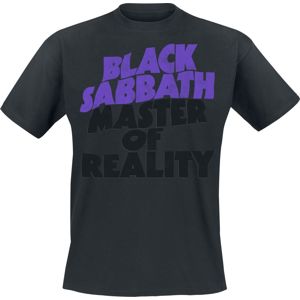Black Sabbath Master Of Reality Tracklist tricko černá