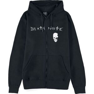 Death Note Skull Mikina s kapucí na zip černá