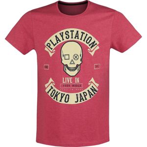 Playstation Tokyo Tričko směs červené