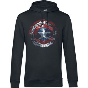 Captain America Civil War - Hex Shields Mikina s kapucí černá