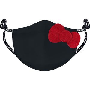 Hello Kitty Bow maska cerná/cervená