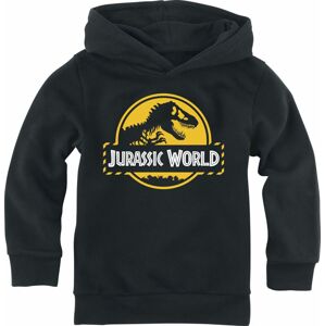 Jurassic Park Kids - Jurassic World - Logo detská mikina s kapucí černá