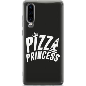 Finoo Pizza Princess - Huawei kryt na mobilní telefon cerná/bílá