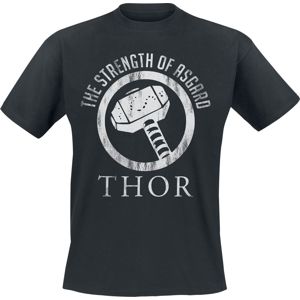 Thor The Strengt Of Asgard tricko černá