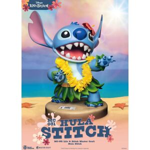 Lilo & Stitch Master Craft Statue Hula Stitch Socha modrá