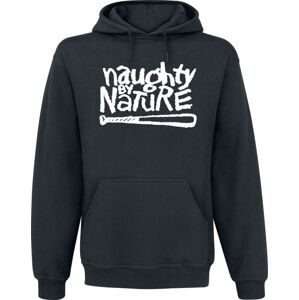 Naughty by Nature Classic Logo Mikina s kapucí černá