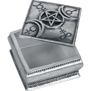 Alchemy England Krabička na šperky Triple Moon dekorace cerná/stríbrná