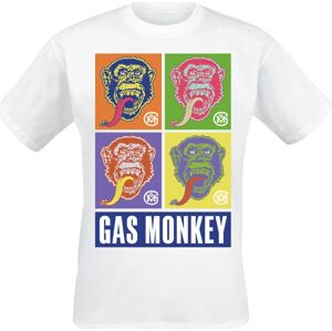 Gas Monkey Garage Warhol Style Tričko bílá