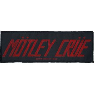 Mötley Crüe Mötley Crüe Logo nášivka cerná/cervená