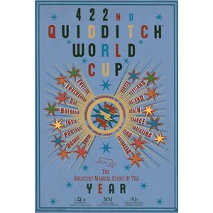 Harry Potter Quidditch World Cup plakát vícebarevný