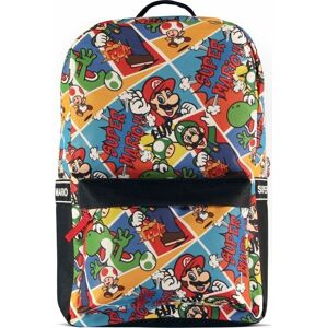 Super Mario Mario Allover Batoh vícebarevný